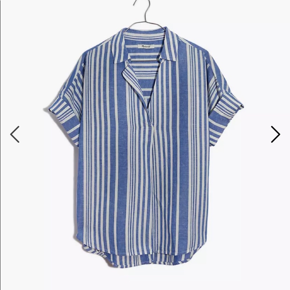 Madewell Courier Button-Back Shirt